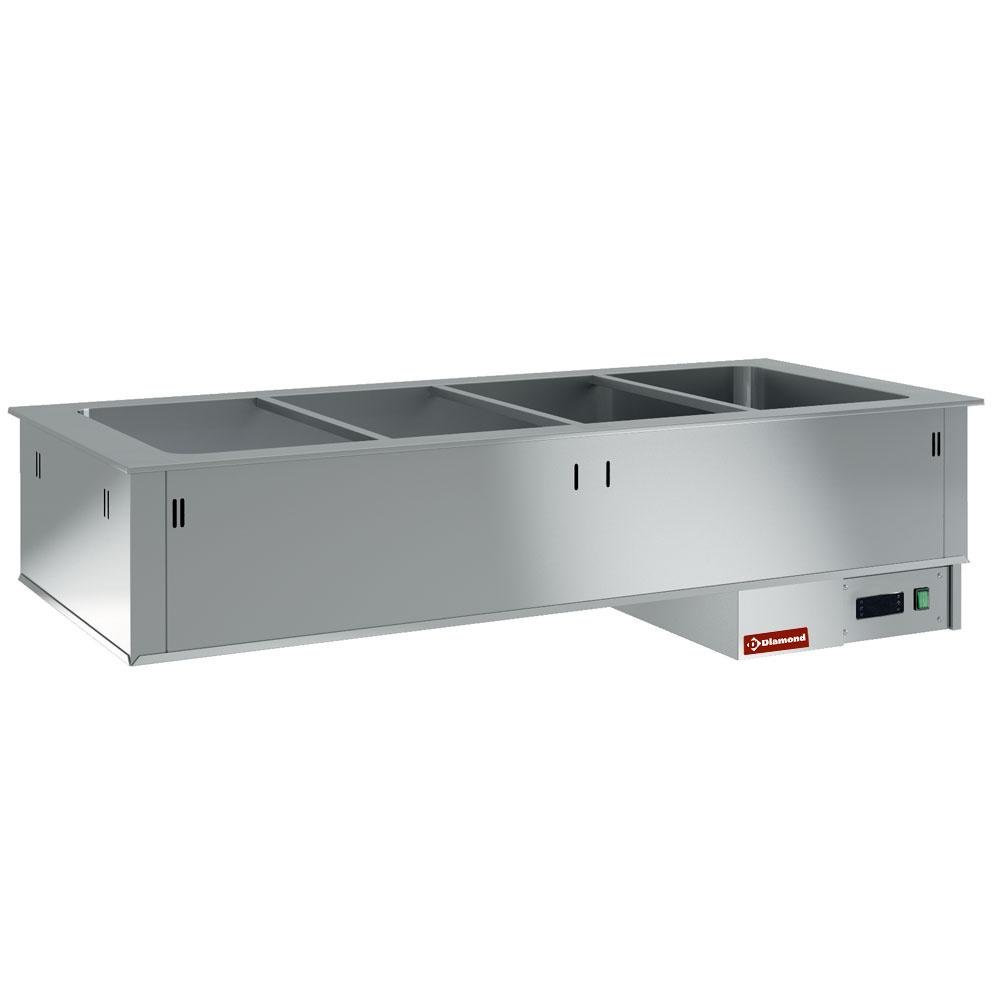 DPA/BSC15 | Elément cuve bain-marie "à sec" 4x GN 1/1