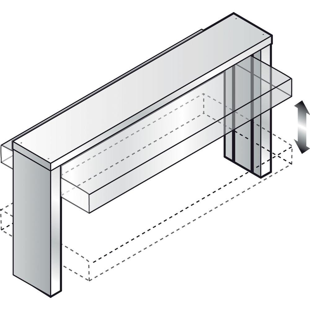 IN/CM12 | Bovenbouw met koepel, automatische verhoging