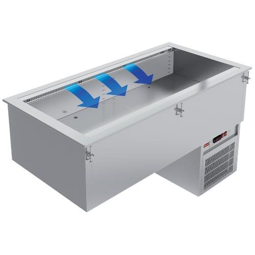IN/RCX18-R9V | Elément cuve réfrigérée, ventilée, 5x GN 1/1