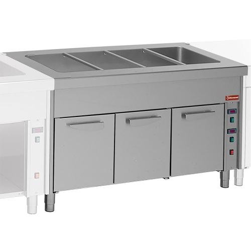 S80/BC08 | Elément bain-marie sur armoire chauffante 2x GN 1/1