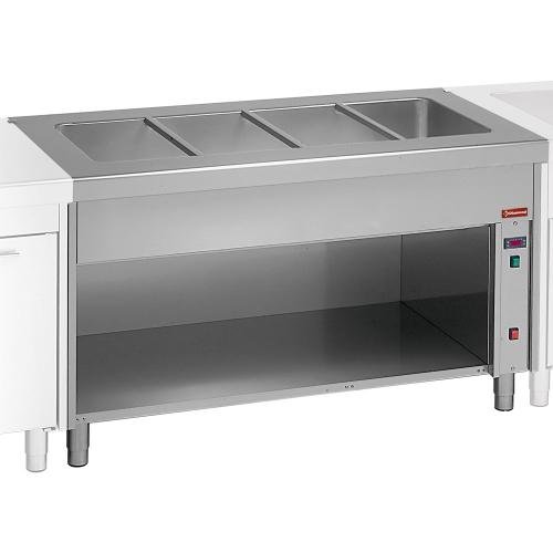 S80/BT08 | Elément bain-marie sur meuble ouvert 2x GN 1/1