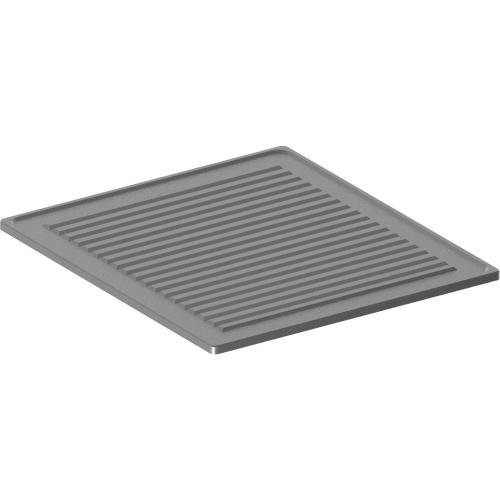 A7/PR1B-XN | Plaque rainurée acier inox 1 brûleur