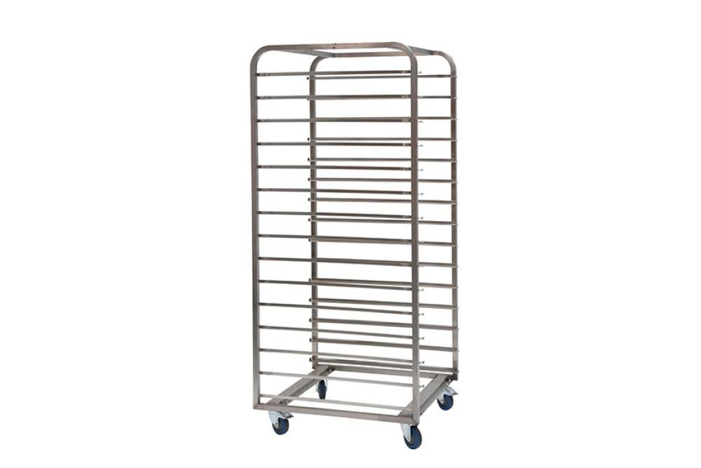 CRT-2650-000 | CHARIOT INOX BAKERY 800X600MM 15 NIVEAUX - TYPE H - ENTR: 600MM