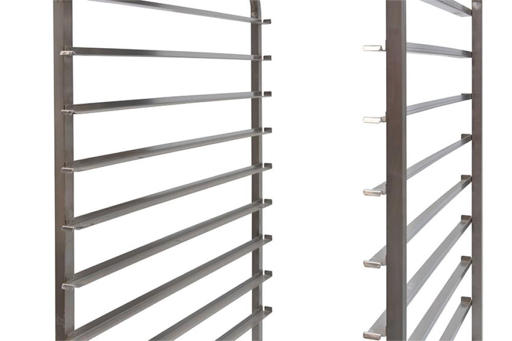 CRT-2650-000 | CHARIOT INOX BAKERY 800X600MM 15 NIVEAUX - TYPE H - ENTR: 600MM