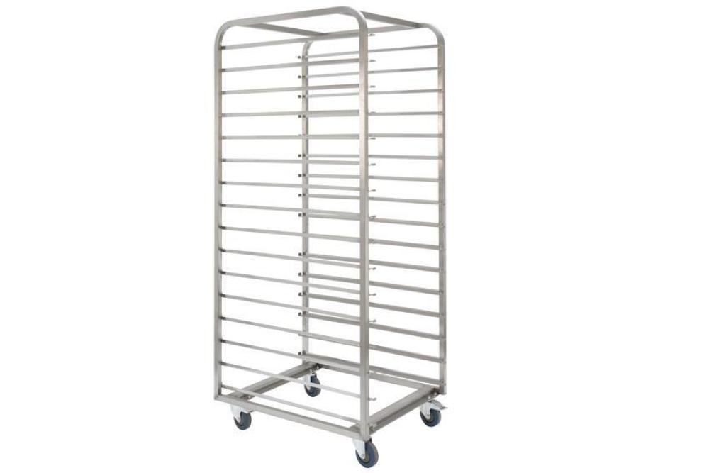 CRT-2660-000 | RVS REGAALWAGEN BAKERY - 800X600MM 16 NIVEAUS - TYPE H - IN: 600MM