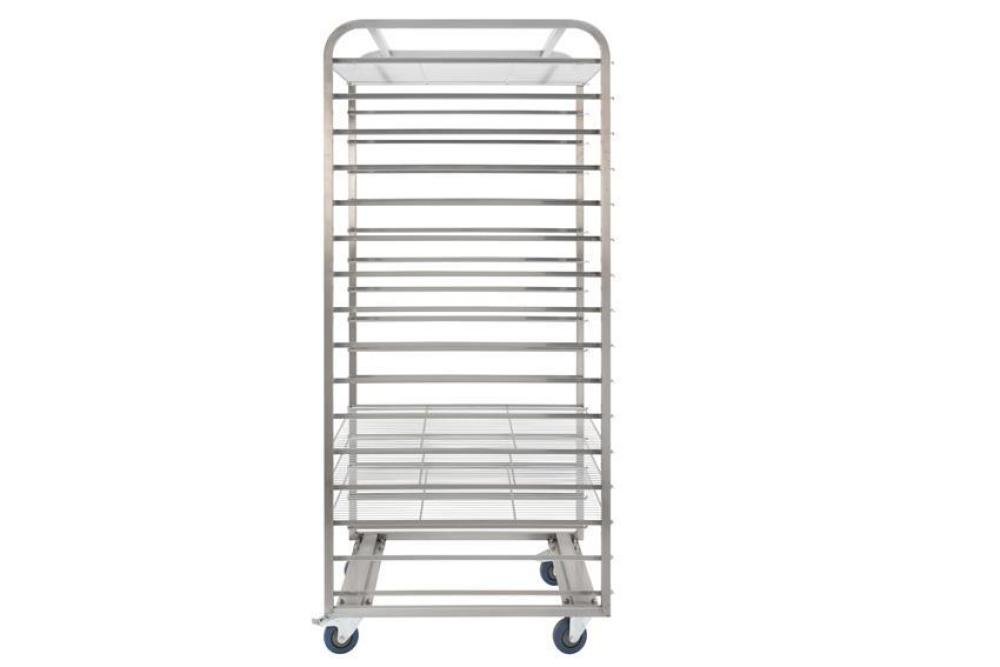 CRT-2660-000 | RVS REGAALWAGEN BAKERY - 800X600MM 16 NIVEAUS - TYPE H - IN: 600MM