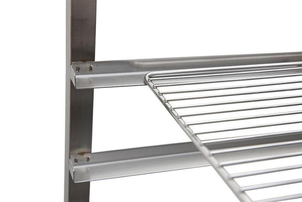 CRT-2350-000 | RVS REGAALWAGEN BAKERY - 600X400MM 15 NIVEAUS - TYPE H - IN: 400MM