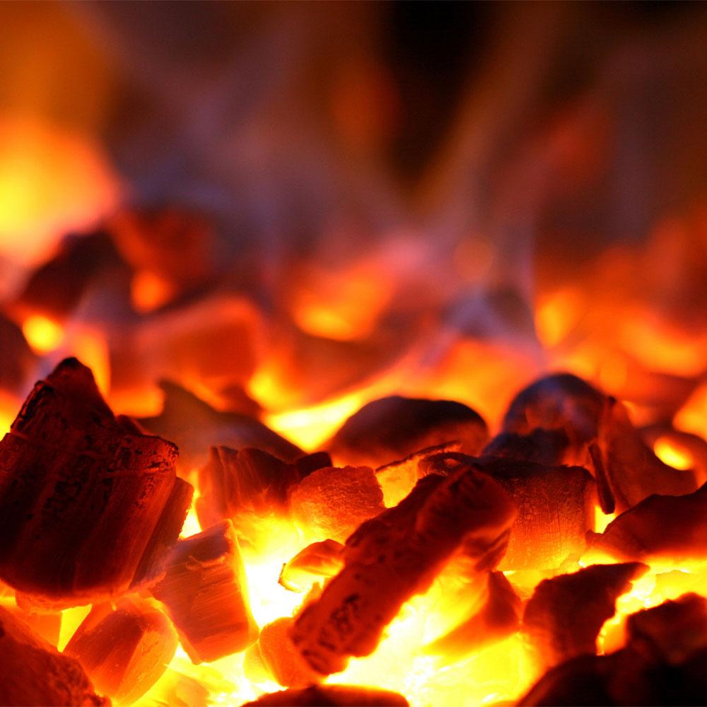 CBQ-060/SS | Houtskooloven-BBQ, GN 1/1 (60 Kg/h)/Roestvrij staal