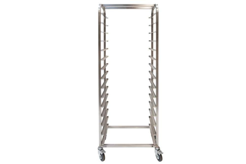 CRT-2351-000 | CHARIOT INOX BAKERY 600X400MM 15 NIVEAUX - TYPE H - ENTR: 600MM