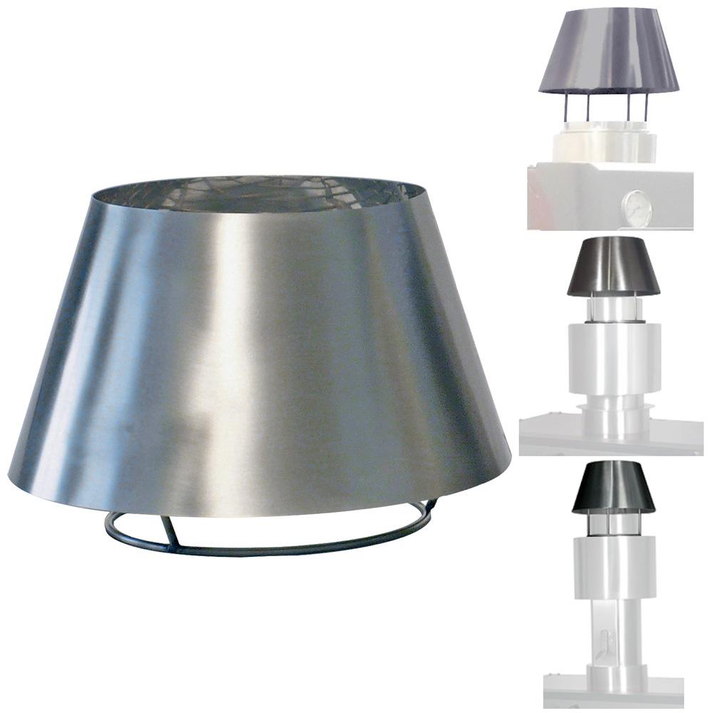 CCX/ST | Chapeau cheminée inox (CBQ-060 & CBQ-075)