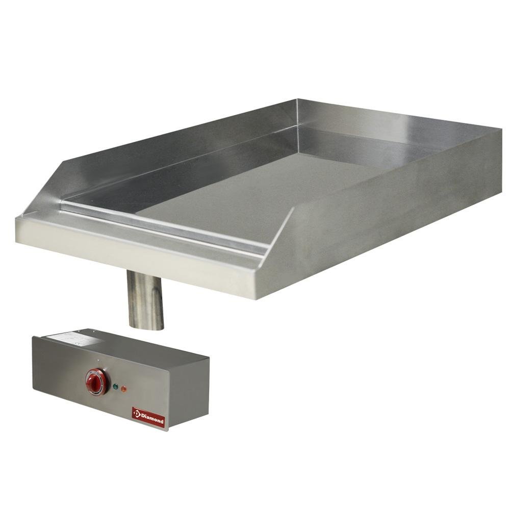 EDI/PLCD4 | Plaque de cuisson lisse, électrique, chromée, à encastrer