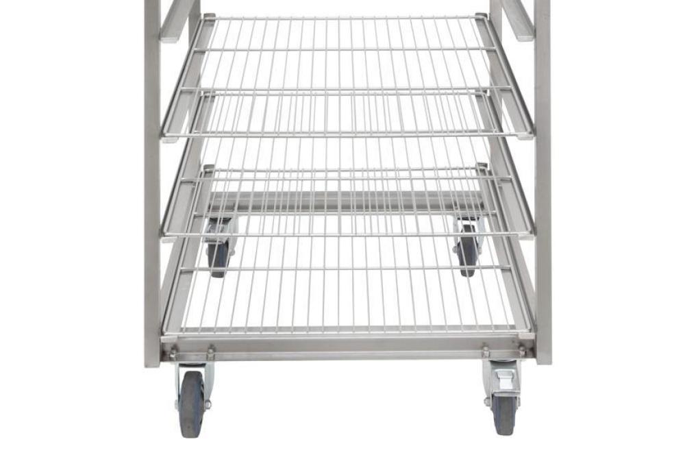CRT-2610-000 | RVS REGAALWAGEN BAKERY 800X600MM 10 NIVEAUS - TYPE H - IN: 600MM