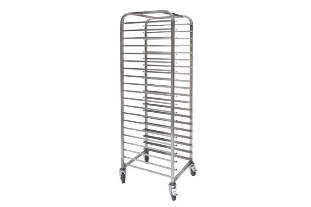 CRT-2322-000 | CHARIOT INOX BAKERY 600X400MM 20 NIVEAUX - TYPE H - ENTR: 400MM (T°-)