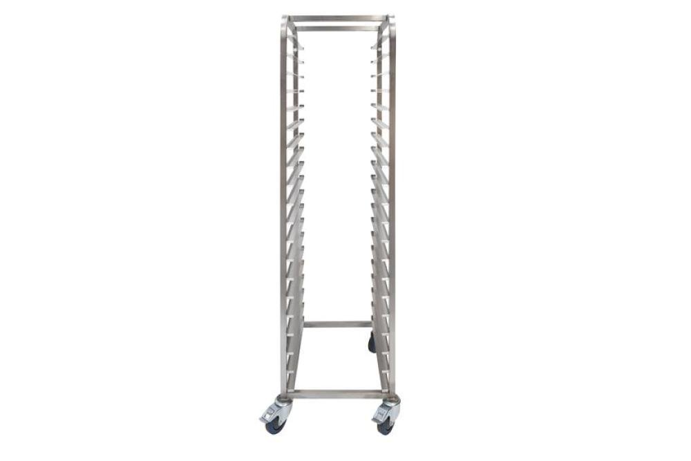 CRT-2322-000 | CHARIOT INOX BAKERY 600X400MM 20 NIVEAUX - TYPE H - ENTR: 400MM (T°-)