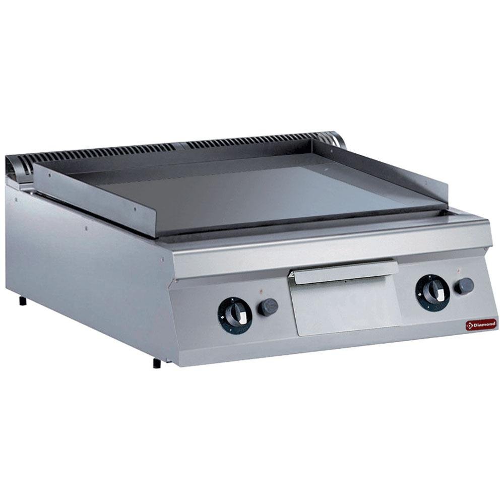 G22/PLCD8T-N | Plaque de cuisson gaz, lisse, chrome dur -TOP-