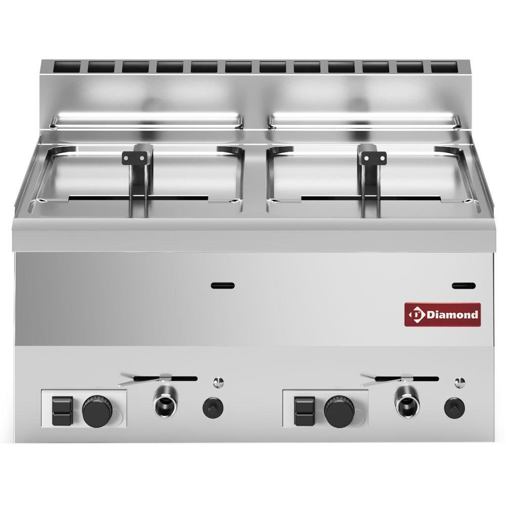 G60/F16-6T-N | Gasfriteuse, 2 kuipen 8 liter -Top-