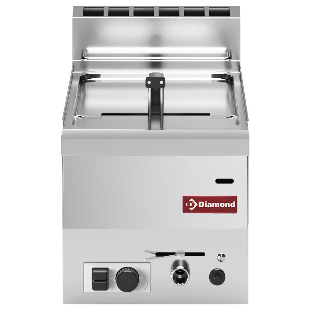 G60/F8-3T-N | Friteuse gaz, 1 cuve 8 litres -Top-