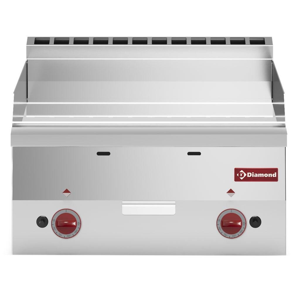G60/PLCD6T-N | Plaque de cuisson gaz, surface lisse "chrome" -Top-