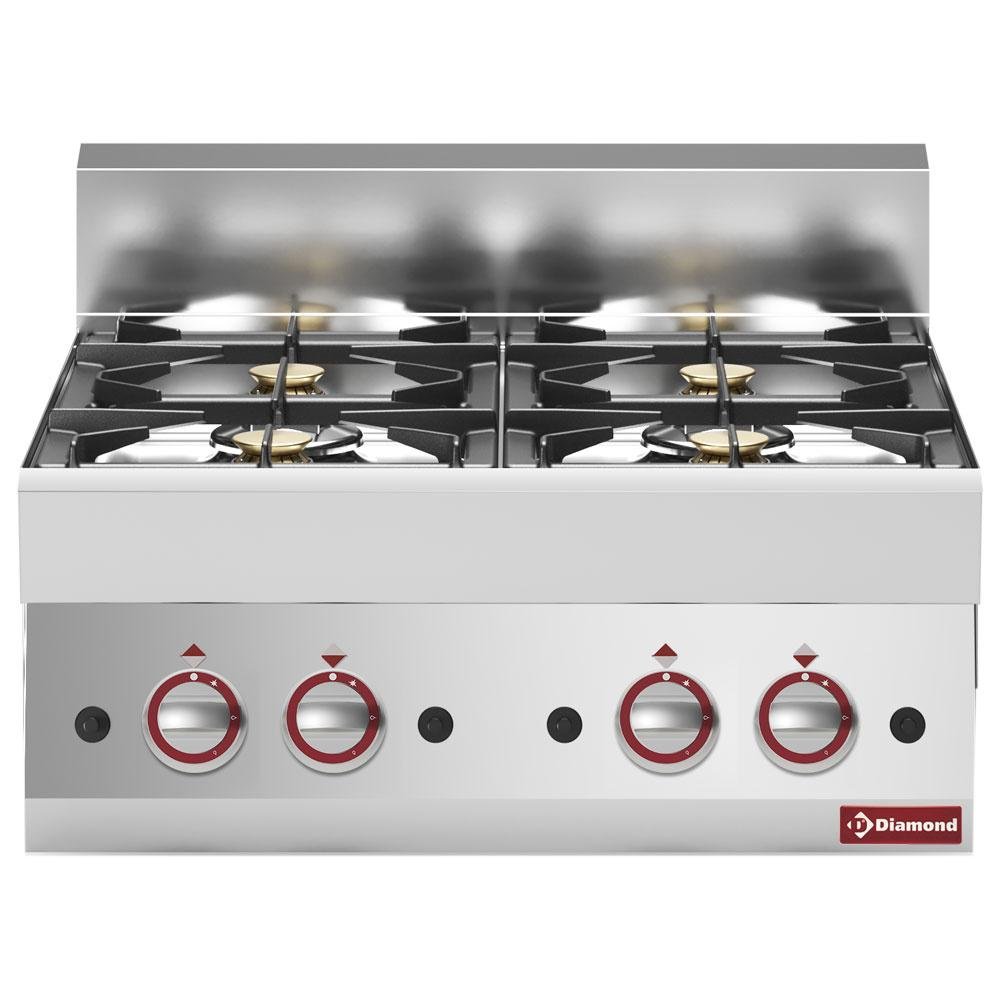 G65/4F7T-N | Gasfornuis 4 branders -Top-