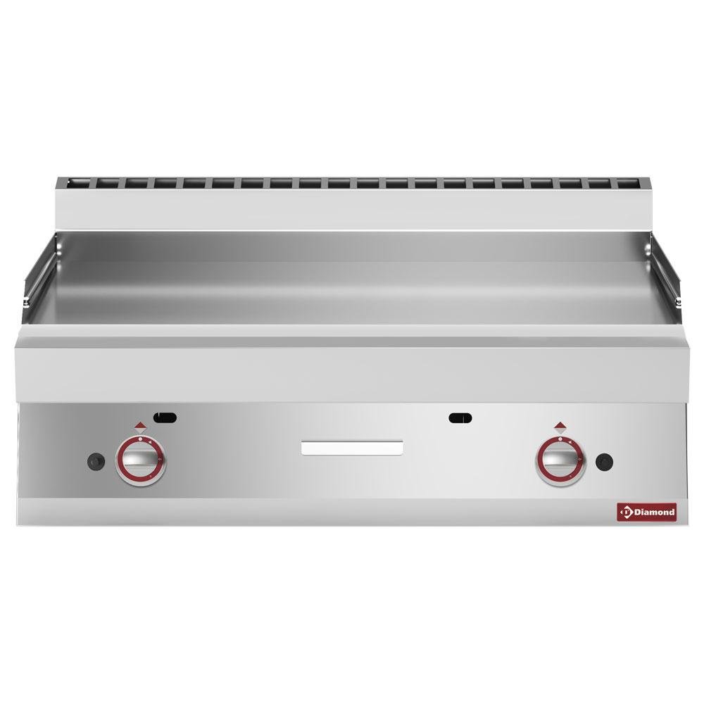 G65/PL10T-N | Plaque de cuisson gaz EXTRA-LARGE, surface  lisse
