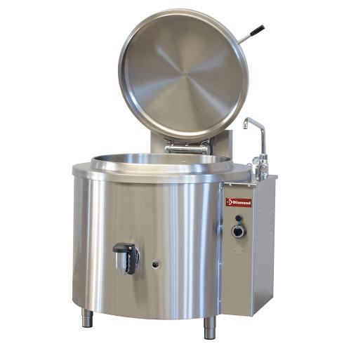 GMM/200I | Marmite ronde gaz 200 litres, chauffage indirect