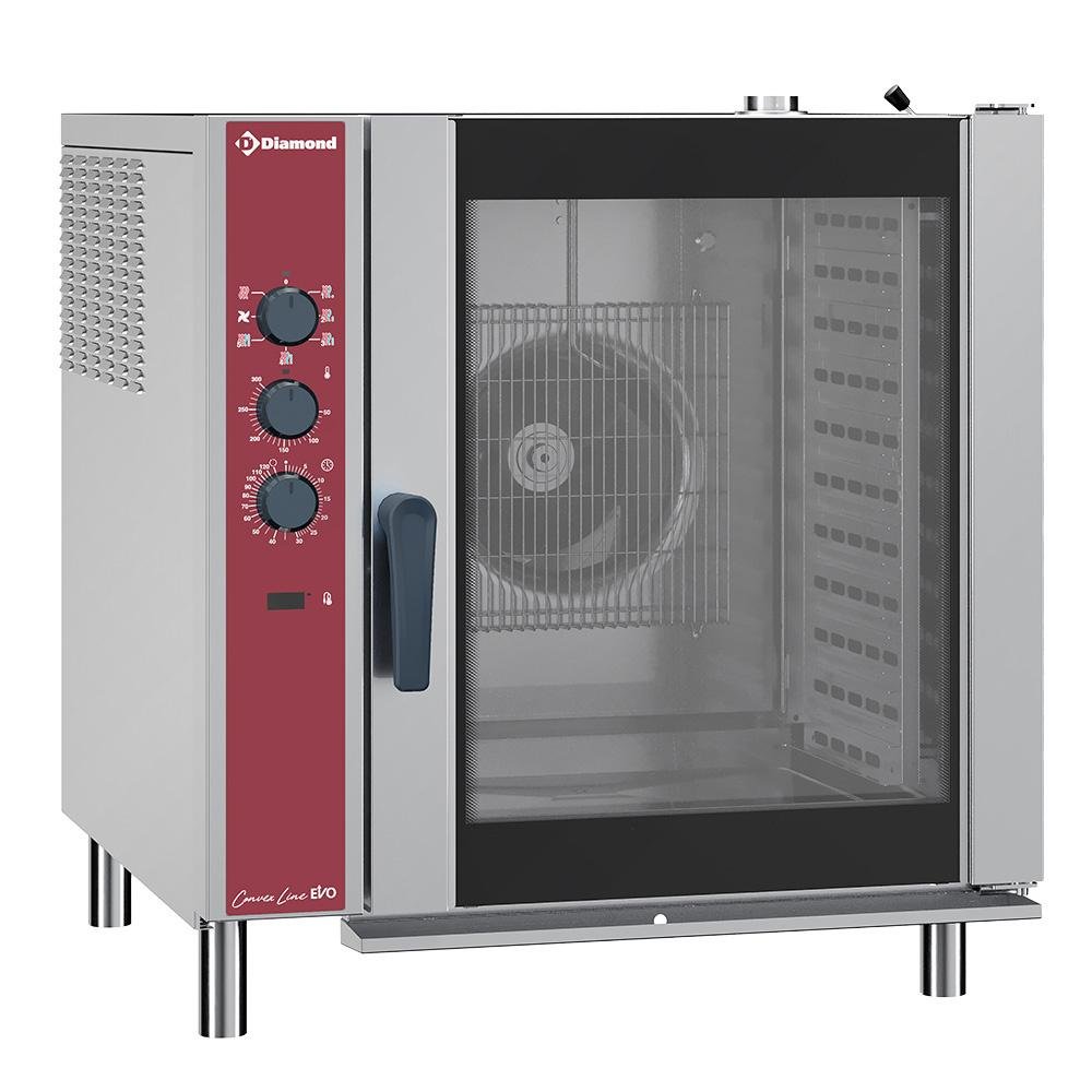 CFE101/N-230V/3 | Elektrische convectie oven 10x GN 1/1, automatische  luchtbevochtiger