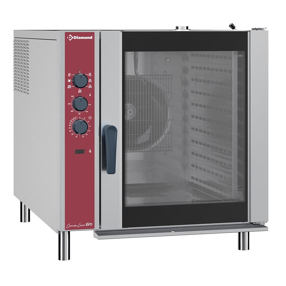 CFE102/N | Elektrische convectie oven, 10x GN 2/1, automatische  luchtbevochtiger