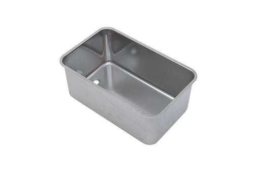 LBM-0001-000 | RVS BAIN-MARIE BAK INLAS GN 1/1 MET AFVOEROPENING 3/4'