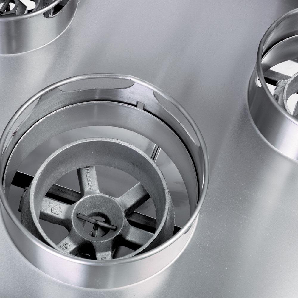 CHINA/5L | Fourneau wok 5 brûleurs avec rideau d'eau