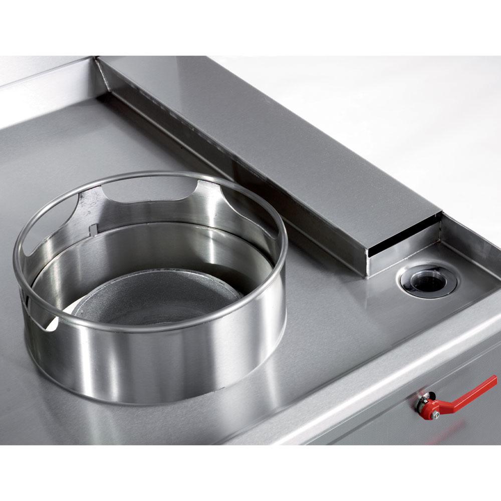 CHINA/7L | Fourneau wok 7 brûleurs avec rideau d'eau