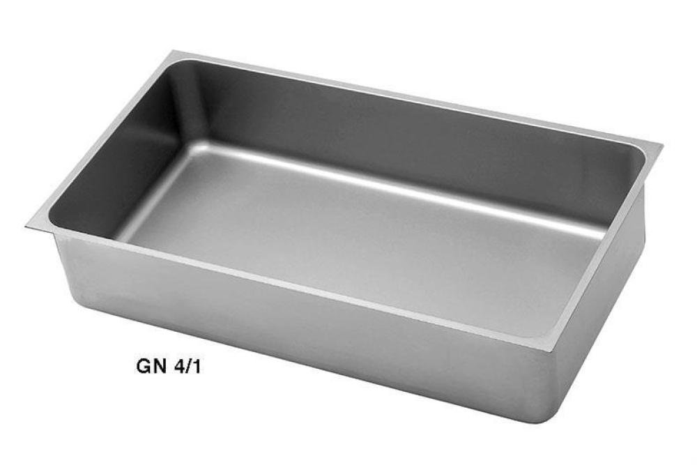 LBM-0004-000 | RVS BAIN-MARIE BAK INLAS GN 4/1 ZONDER AFVOEROPENING