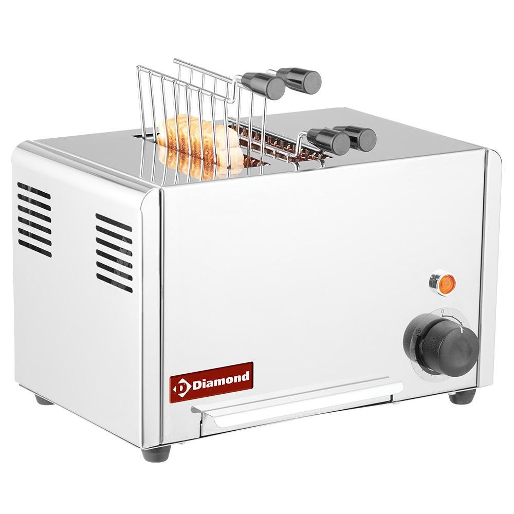 D2CM-XP | Toaster (croque-monsieur) électrique 2 pinces - Acier inox.