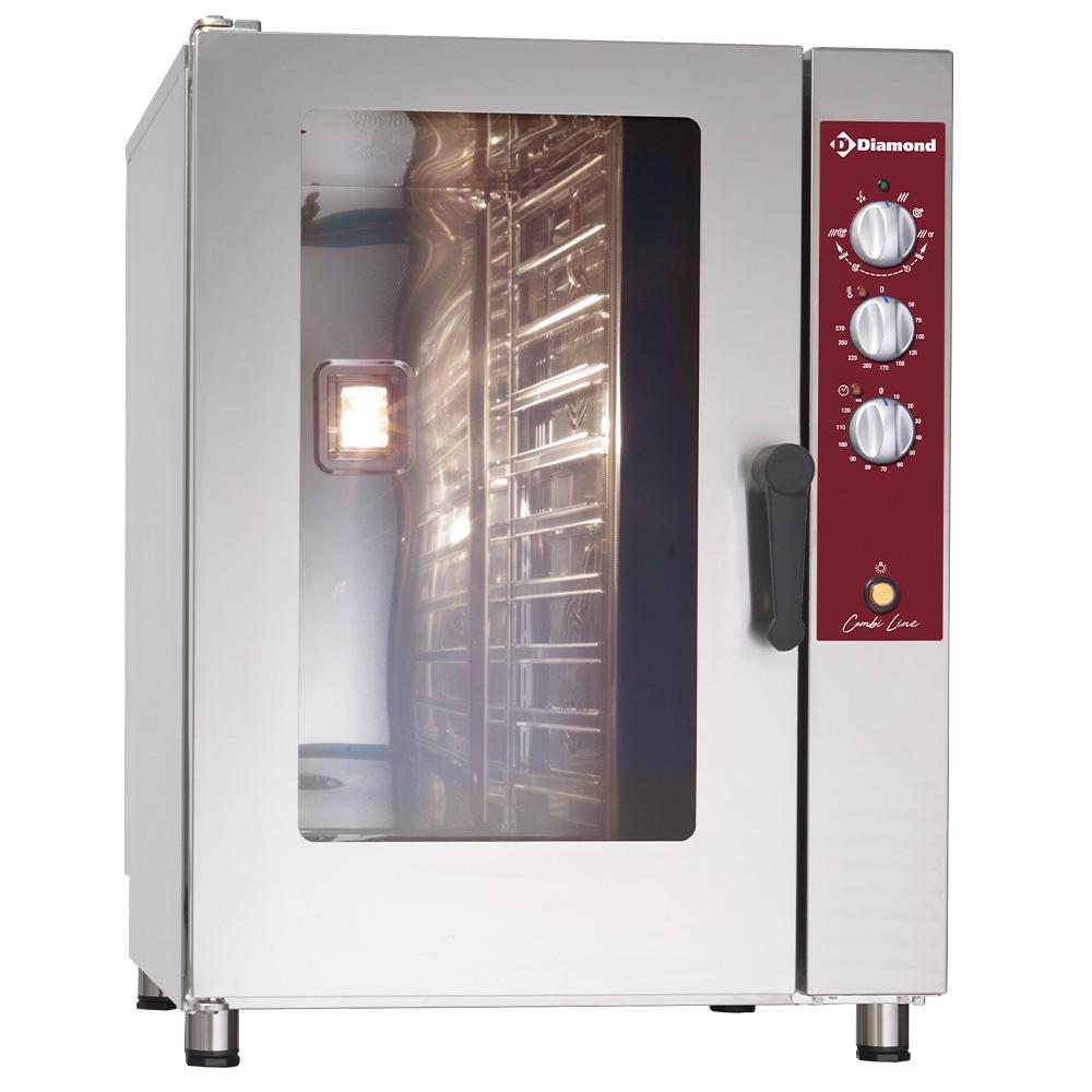 DFV-1011/P | Elektrische oven stoom-convectie, 10x GN 1/1