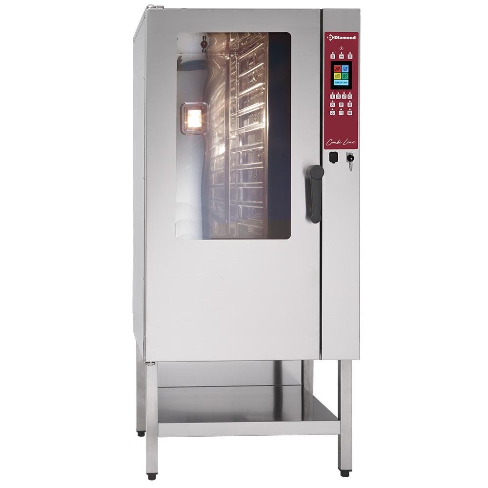 DFV-1511/PTS | Four électrique TOUCH SCREEN vapeur/convection, 15x GN 1/1 - AUTO-CLEANING