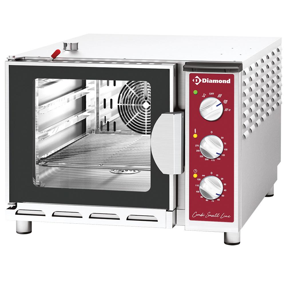 DFV-411/S | Elektrische oven stoom-convectie, 4x GN 1/1