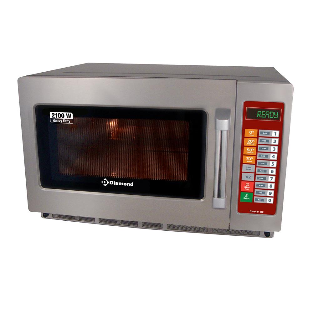 DW3421-DE | Four micro-ondes en inox (GN 2/3),2100 W. (34 Lt), digital