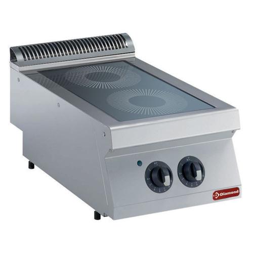 E17/2VC4T-230/3--N | Elektrische vitrokeramische kookplaat 2 zones -TOP-