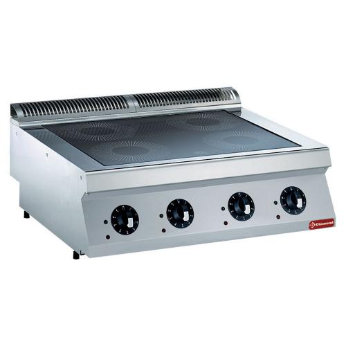 E17/4ID8T-N | Elektrisch inductie kookplaat met 4 zones -TOP-