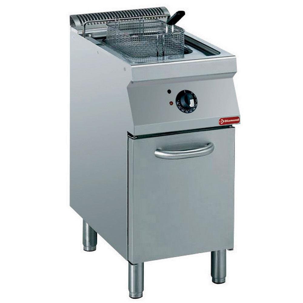 E17/F15A4-230/3--N | Elektrische friteuse, kuip in "Y" 15 liter, buitenkant elementen op kast