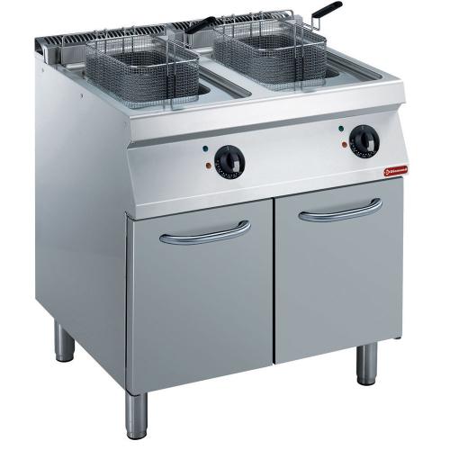 E17/F28A8-230/3--N | Elektrische friteuse 2x 14 liter, op kast