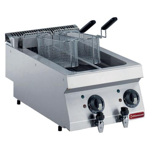 E17/F2V54T-230/3--N | Elektrische friteuse, 2x 5 liter -TOP-