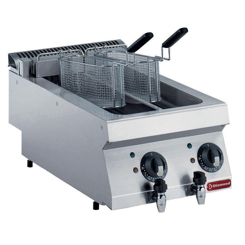 E17/F2V54T-N | Elektrische friteuse, 2x 5 liter -TOP-
