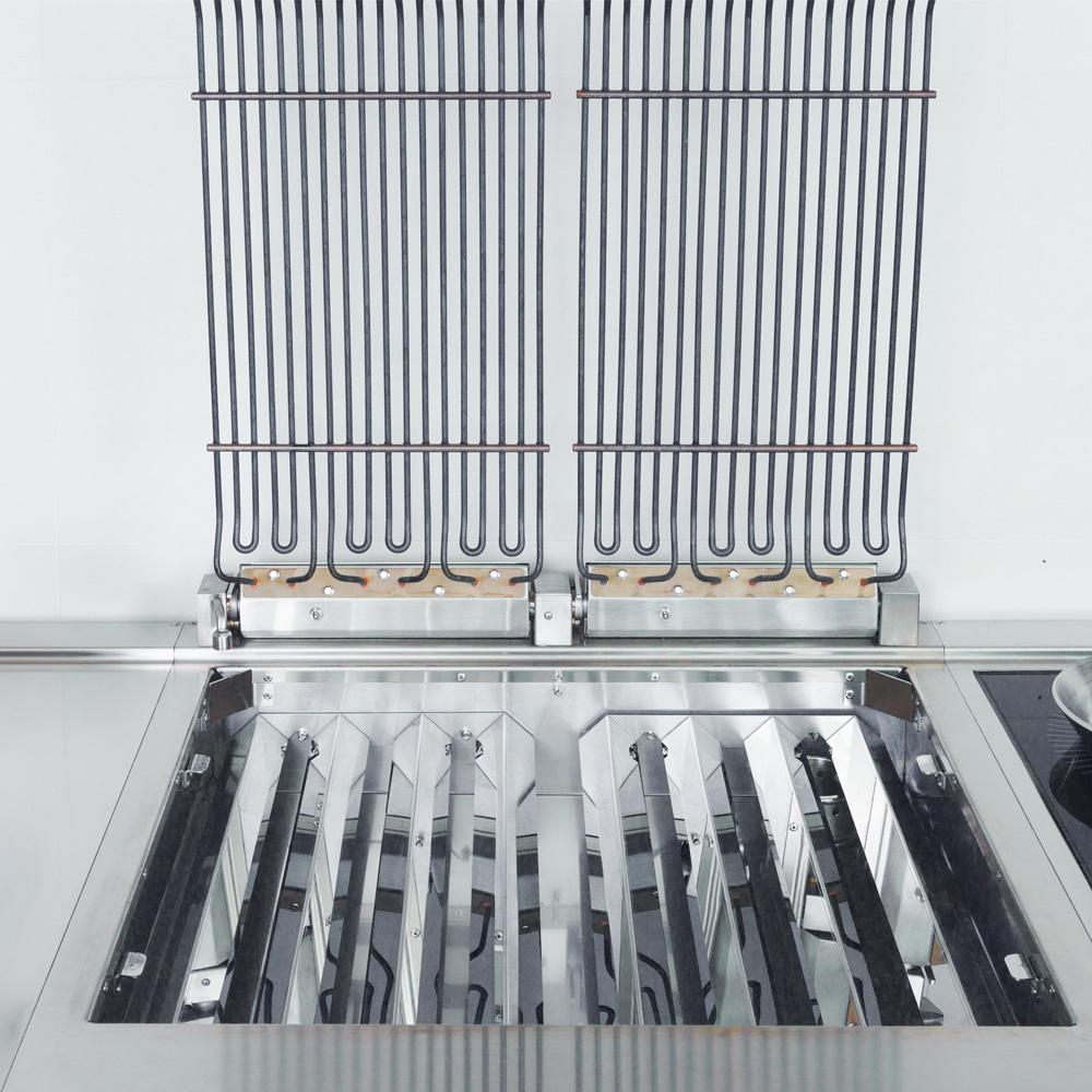 E17/GPLP1-HP-230/3- | Elektrische grill HP 400mm - TOP