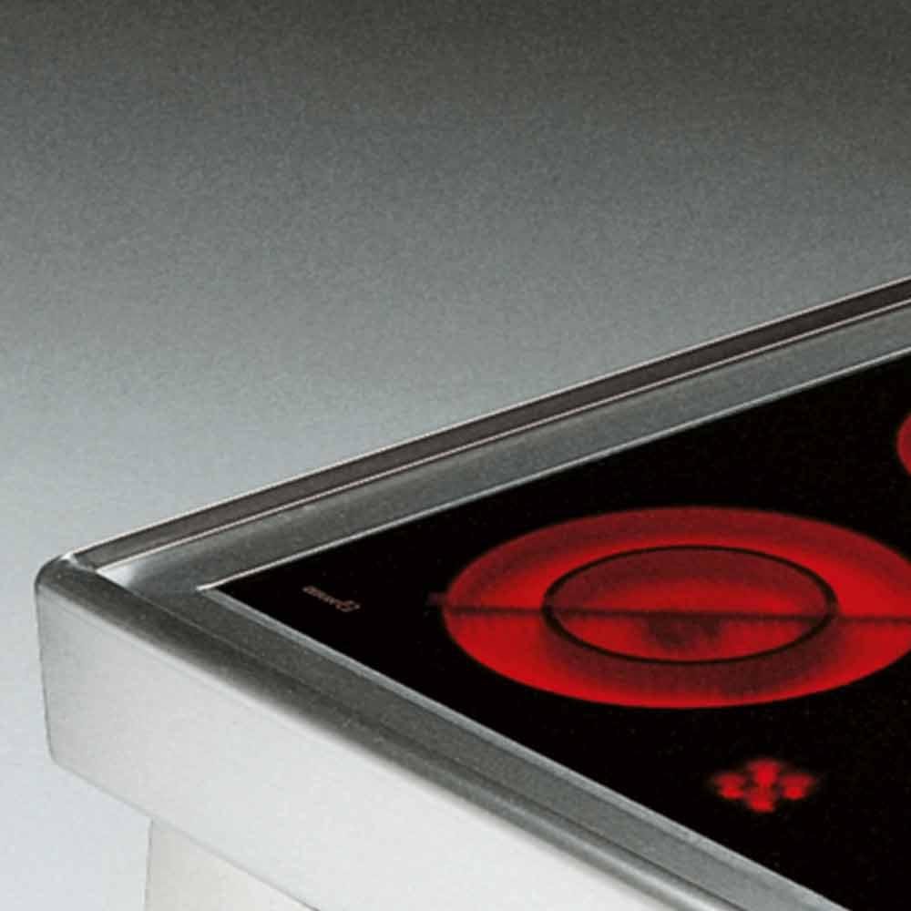 E22/2VC4T-230/3--N | Cuisinière électrique vitrocéramique 2 zones -top-