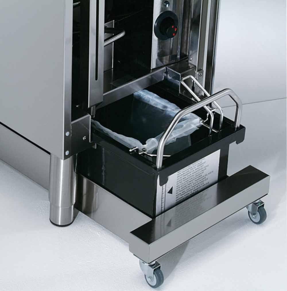 E22/F23CEA4-S | Elektrische friteuse 1 kuip in "Y"vorm 23 liter, op meubel, "DIGIT"