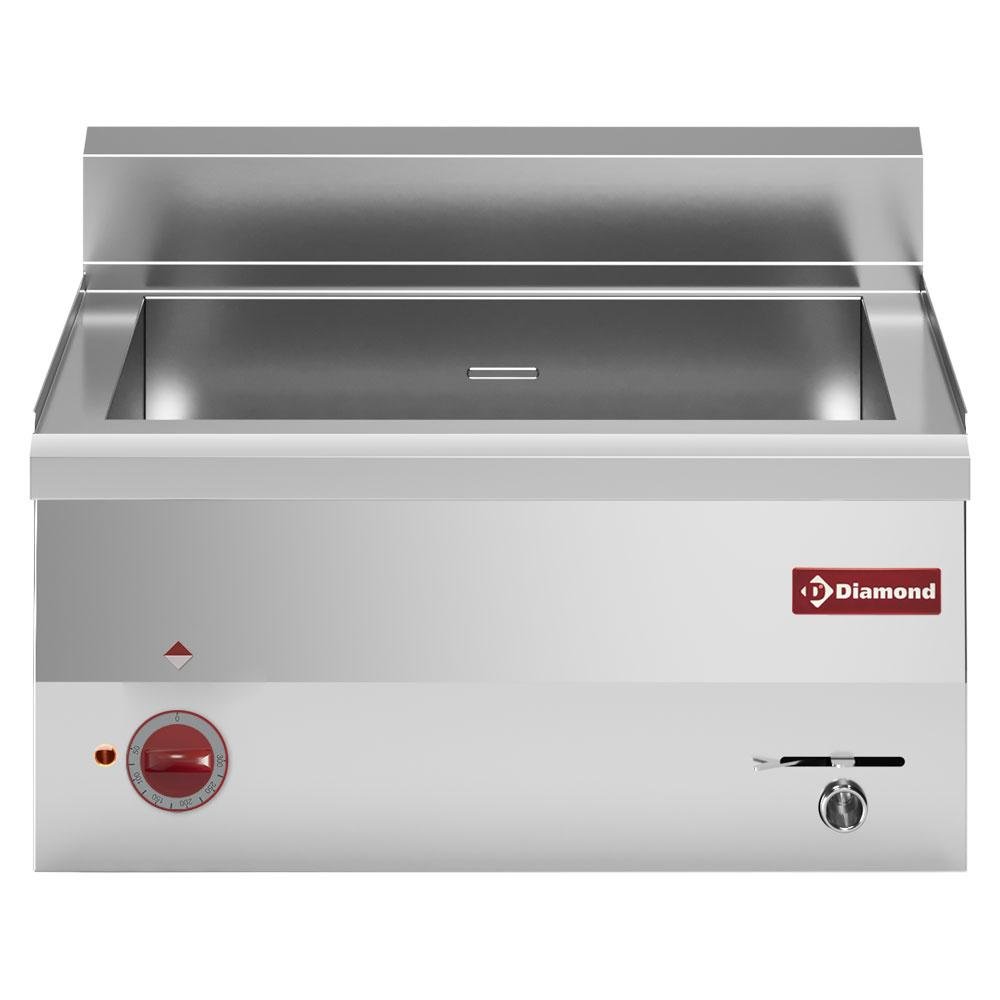 E60/BM6T-N | Elektrische bain-marie, 1x GN 1/1 + 2x GN 1/4 -Top-