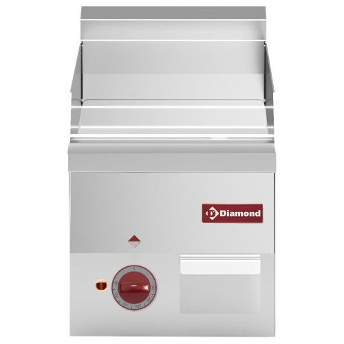 E60/PLCD3T-N | Elektrische braadplaat met vlakke plaat "chroom" -Top-