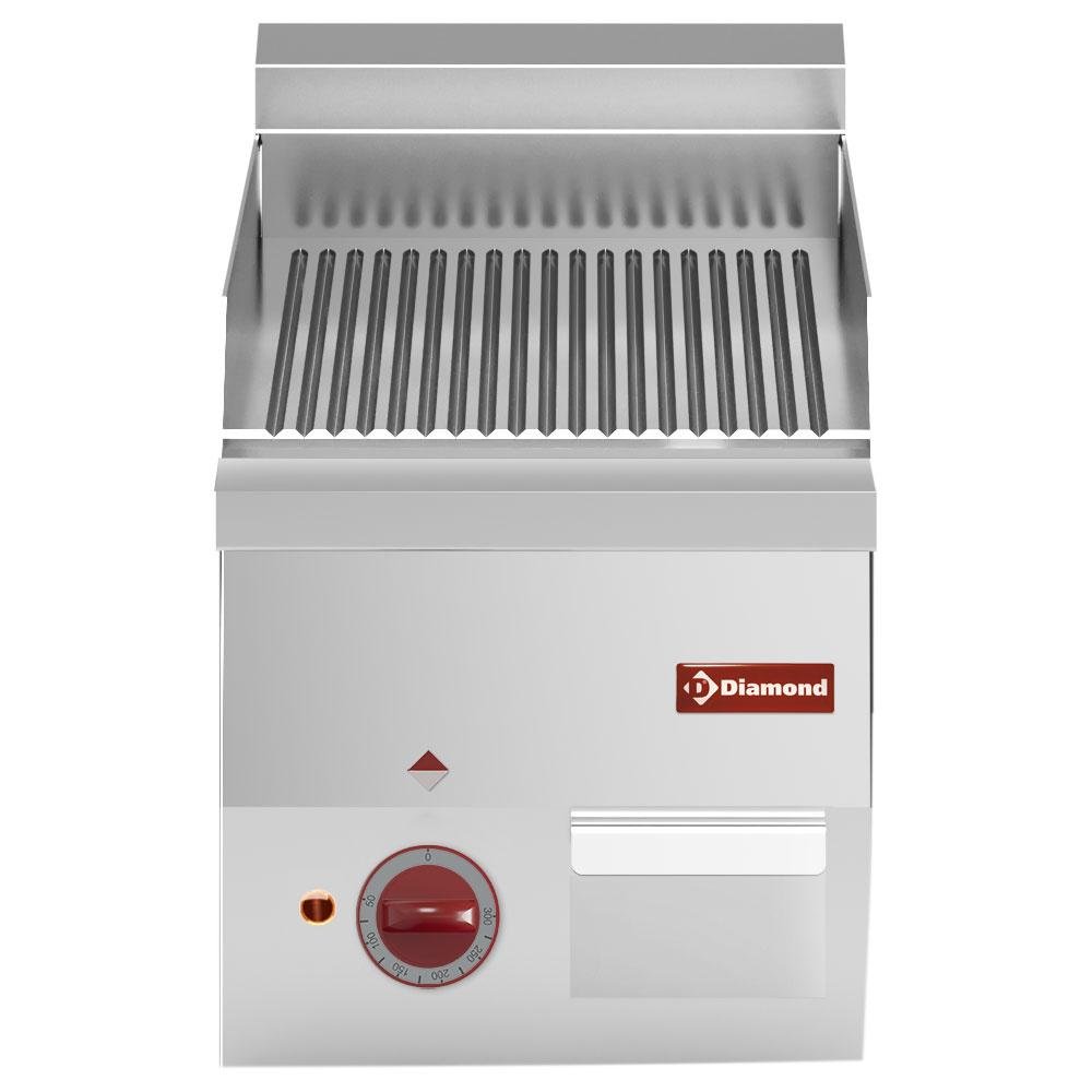 E60/PR3T-N | Plaque de cuisson électrique, surface rainurée -Top-