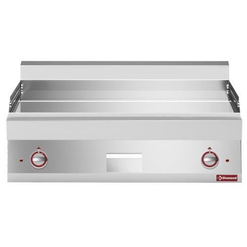 E65/PLCD10T-230V/3-N | Elektrische braadplaat EXTRA-BREED met vlakke plaat verchroomde