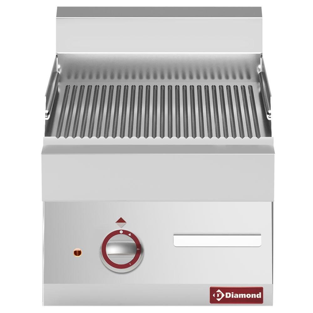 E65/PR4T-230V/3-N | Plaque de cuisson électrique rainurée -top- "Alpha 650"